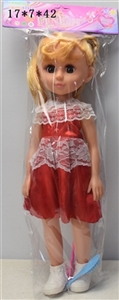 18-inch empty handed eye fashion girl live with IC comb with mirror - OBL758901