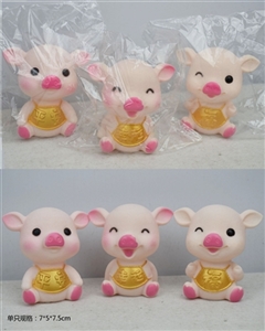 Evade glue lucky pig peace and lucky blessing pig with BB whistle - OBL758951