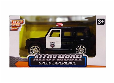 1:32 mercedes-benz big G American police car version alloy models - OBL759038