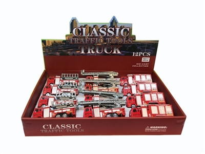 Alloy sliding fire engines (three conventional) - OBL759252