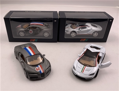 1:32 lamborghini bugatti car version simulation alloy assortments - OBL759366
