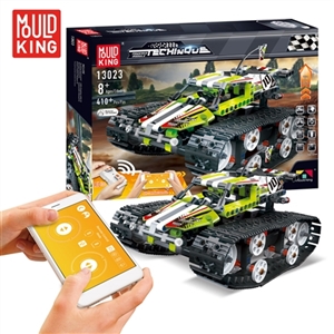 动能智拼-履带高速车-APP版冲锋号(绿色)410PCS - OBL759677
