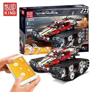 动能智拼-履带高速车-APP版火焰王(红色)410PCS - OBL759678