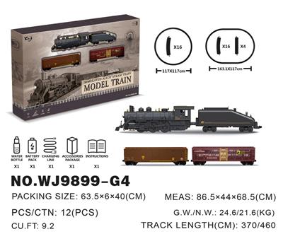 Smoke, lights, train sound alloy rail trains - OBL760362
