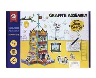 Graffiti assembling the bee kingdom - OBL760455