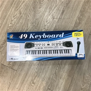49 key multi-function electronic organ buy adapter, microphone, USB interface - OBL760476