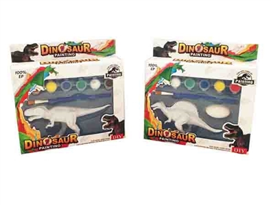DIY dinosaur coloured drawing or pattern - OBL760487