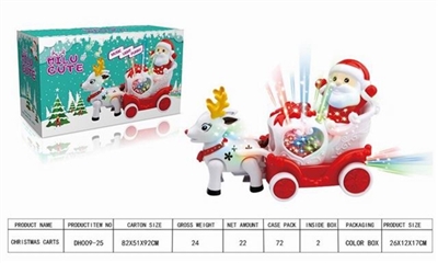 Christmas deer cart - OBL760532