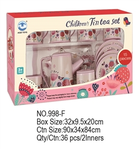 高壶粉红花咖啡具14PCS - OBL760538