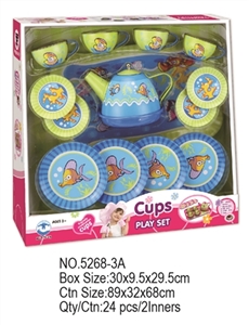 海洋生物印花茶具15PCS - OBL760539