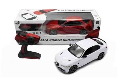 And Alfa Romeo Giulia Quadrifoglio (alpha clovers authorized remote control car) 2.4 G - OBL760932