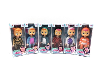 6 inches of solid body crying baby will drink true tears six assortments - OBL761308