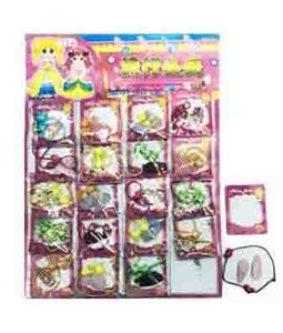 20袋吊1板头饰加2个布发夹 - OBL761496