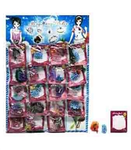 20只吊1板蝴蝶头饰加发夹 - OBL761527