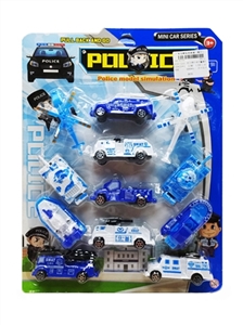 回力移印城市警察列（坦克、飞机、船、车）12款混装（12只庄） - OBL761929