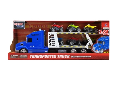 早教灯光声音惯性运输车（载6只沙滩摩托） - OBL762038