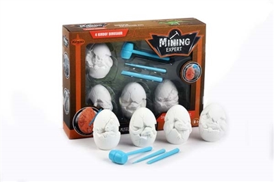 Children’s archaeological - dinosaur eggs - four grain of toys - OBL762430