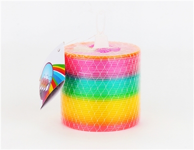 Crystal mixed color rainbow ring - OBL762844