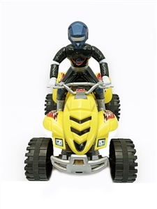 贴标坐人摩托车带灯光 - OBL762877