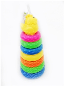English letters rainbow ring chicken - OBL762923