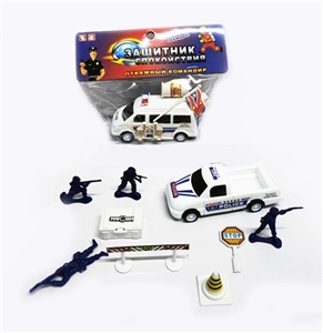 Russian police sets (two conventional, 4 car random mixed loading) - OBL763124