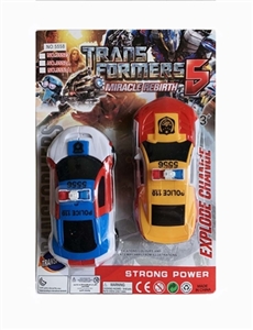 Deformation of the police car - OBL763870