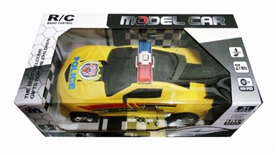 1：18二通无灯光黄蜂警车遥控车 - OBL764001