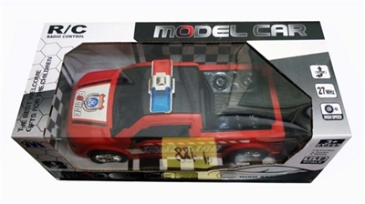 1：18二通无灯光的头警车遥控车 - OBL764004