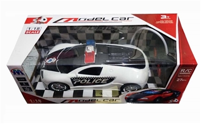 Four-way 3 d lighting bugatti a police car - OBL764034