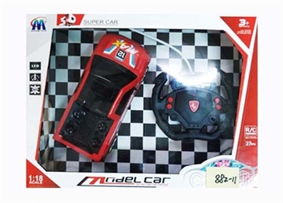 1:18 cross with 3 d light car remote control car steering wheel head - OBL764076