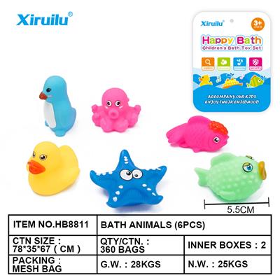 环保动物六只装 - OBL764424