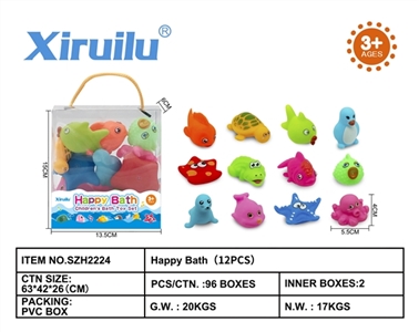 环保哨子动物十二只装 - OBL764527