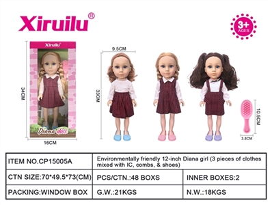 Environmental protection 12 inch diana girl - OBL764571