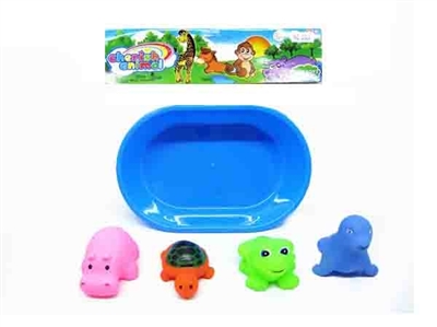 Animal four assembling the tub - OBL764705