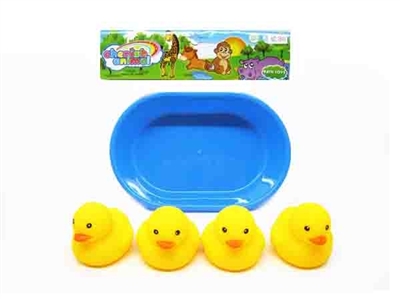 6 cm yellow duck four assembling the tub - OBL764726