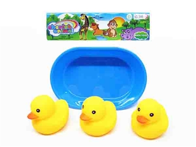 7 cm yellow duck three assembly the tub - OBL764727