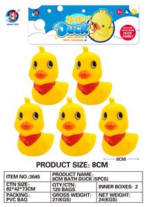 8CM红领巾鸭5只装 - OBL764815