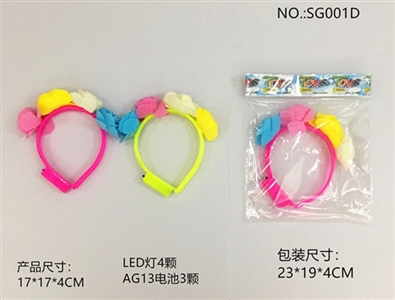 生日派对.布艺花LED头箍 - OBL765512