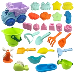 Soft plastic beach covered 28 times - OBL765789