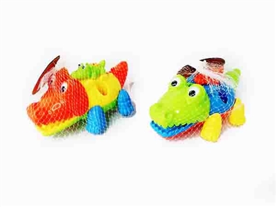 Educational disassembling drag cartoon crocodile - OBL766124