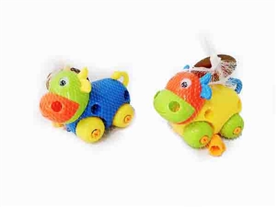 Educational disassembling drag cartoon cow - OBL766125
