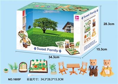 户外田园+小熊夫妻 - OBL766460