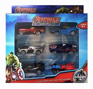 Hero alliance alloy car (6 PCS) - OBL766739
