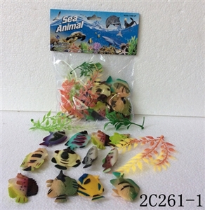 12 mini tropical fish suits - OBL766903
