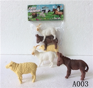 3 only 3 inches of farm animal suits - OBL766906