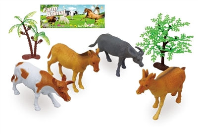 4 only 5 inch suit with tree farm animals - OBL766909