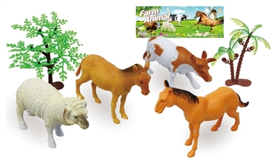 4 only 5 inch suit with tree farm animals - OBL766910