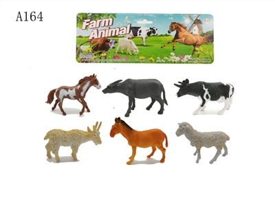 6 only 5 inch farm animal suits - OBL766914