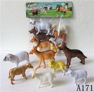 7 only 4 to 5 inches of farm animal suits - OBL766915