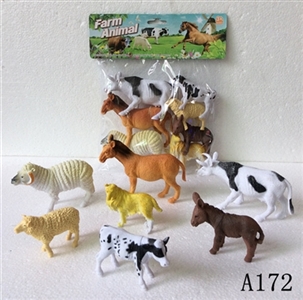7 only 4 to 5 inches of farm animal suits - OBL766916